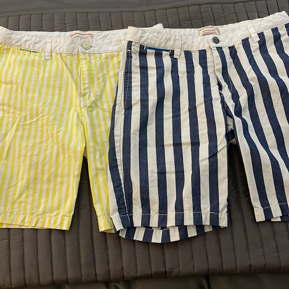 2 pair of boys Scotch & Soda shorts